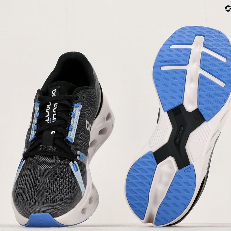 Herren Laufschuhe On Cloudeclipse schwarz/frost 15