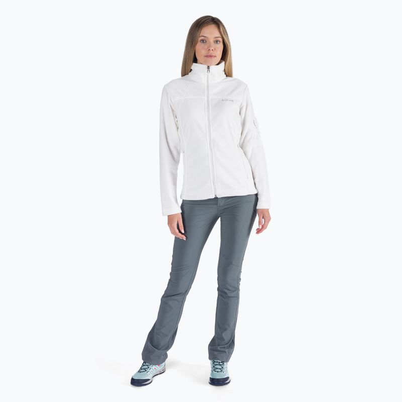 Columbia Fast Trek II Damen Fleece-Sweatshirt weiß 1465351