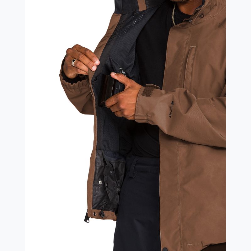Herren-Snowboardjacke Volcom Dua Insulated Gore-Tex Jacket desert taupe 7