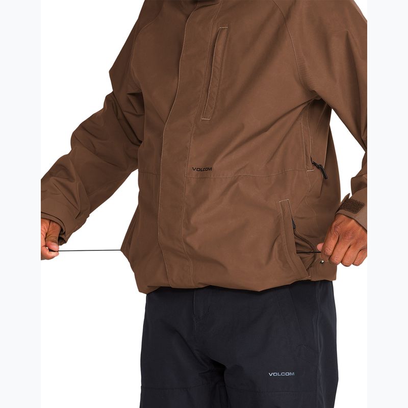 Herren-Snowboardjacke Volcom Dua Insulated Gore-Tex Jacket desert taupe 8