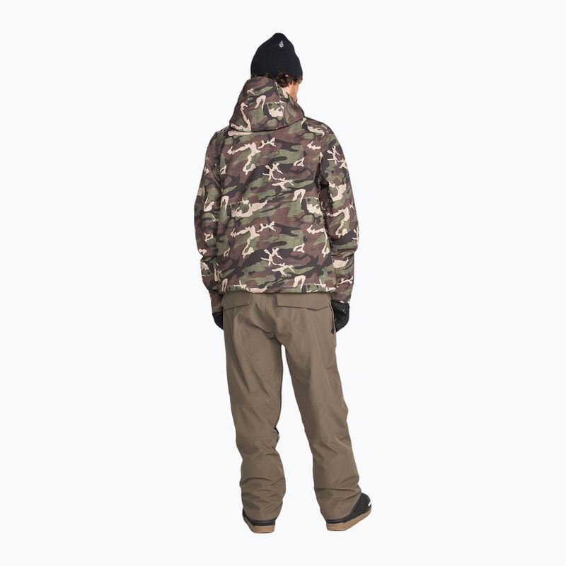 Herren Snowboardhose Volcom Roan Bib Overall teak 5