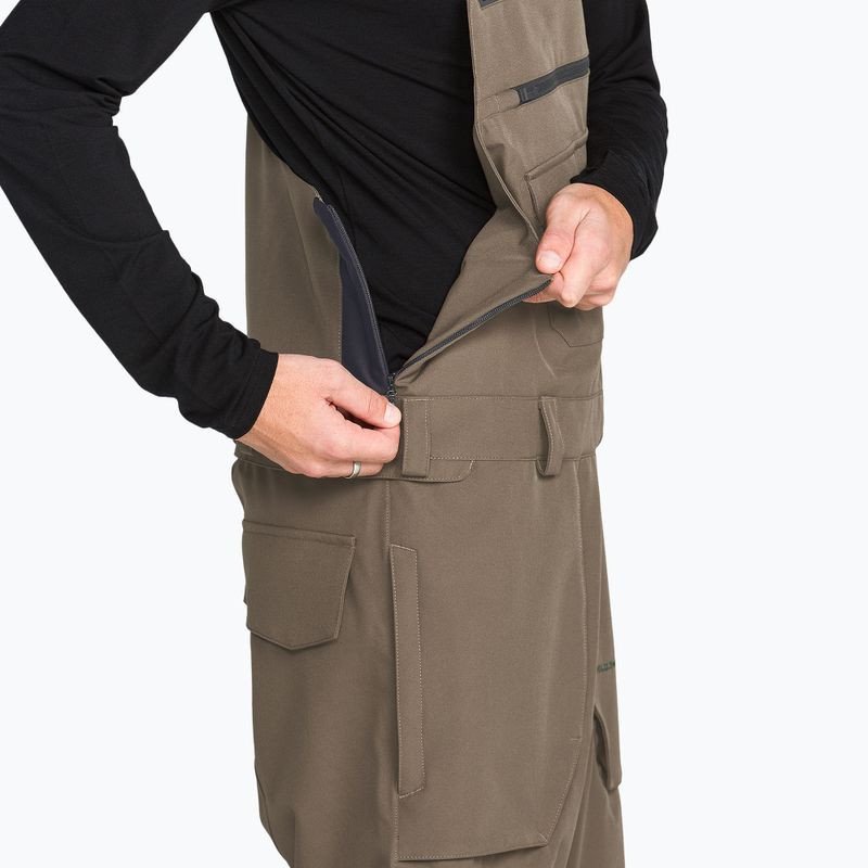 Herren Snowboardhose Volcom Roan Bib Overall teak 6