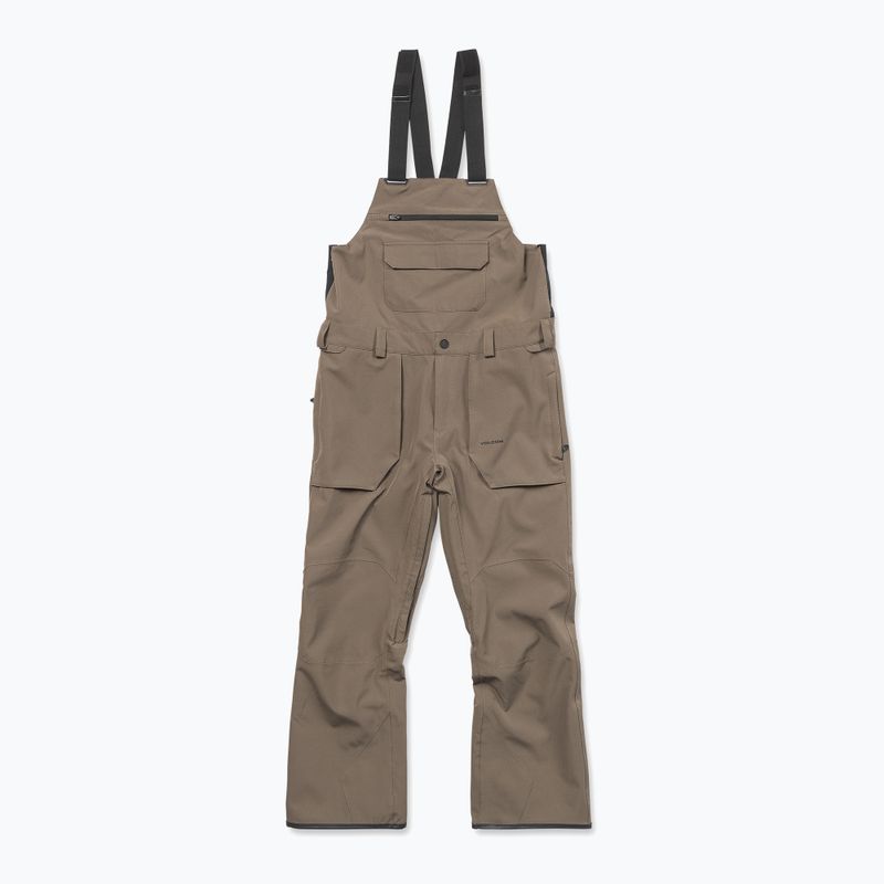 Herren Snowboardhose Volcom Roan Bib Overall teak 9