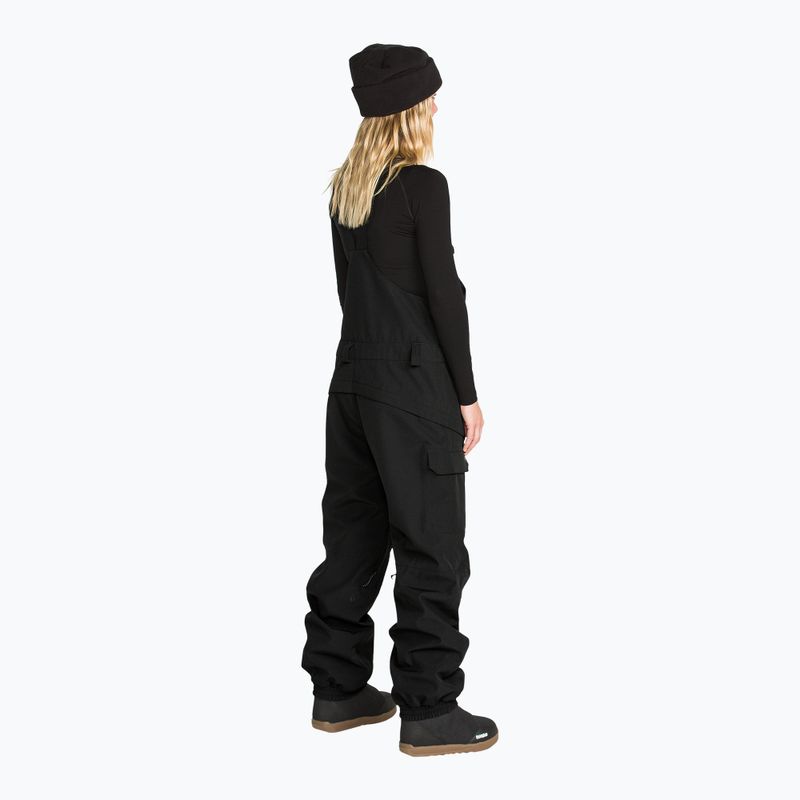 Damen-Snowboardhose Volcom Crestron 3D Stretch Bib Overall black 3