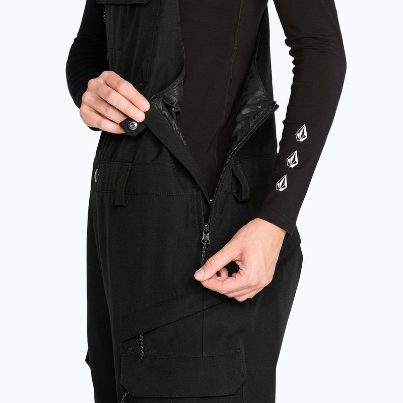 Damen-Snowboardhose Volcom Crestron 3D Stretch Bib Overall black 6