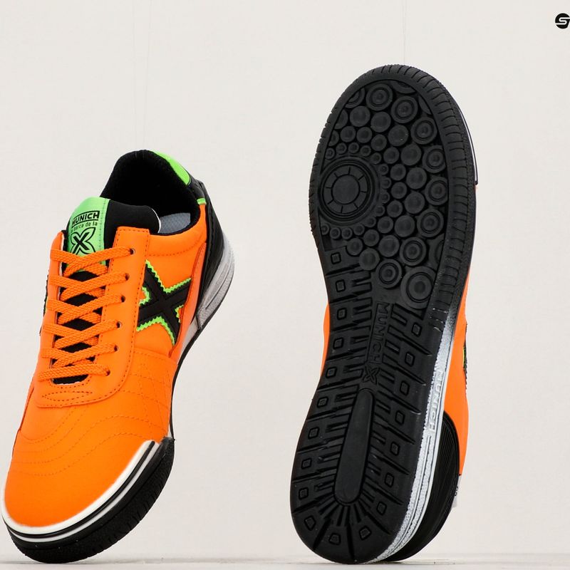 Kinder-Fußballschuhe MUNICH G-3 Indoor naranja 14