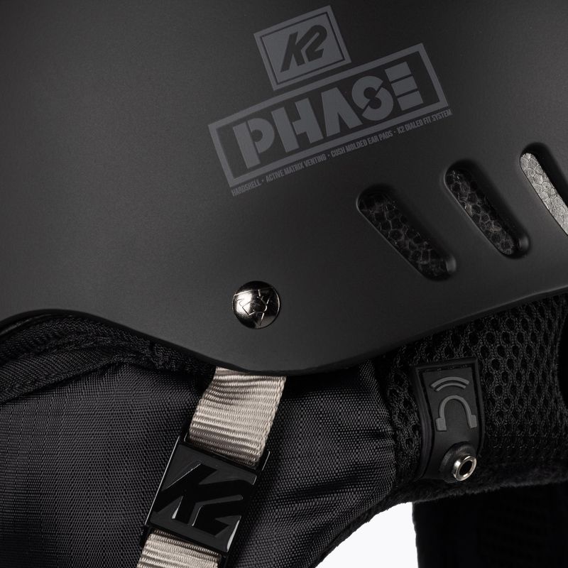Skihelm K2 Phase Pro schwarz 10B4000.3.1.L/XL 8