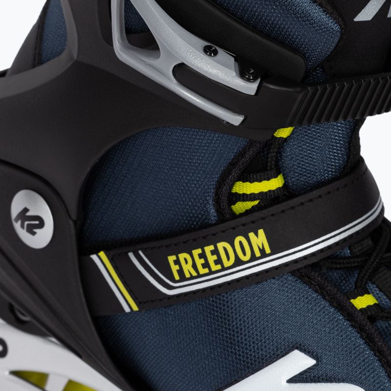 Herren Schlittschuhe K2 Freedom Alu 80 navy blau 30E0341 5