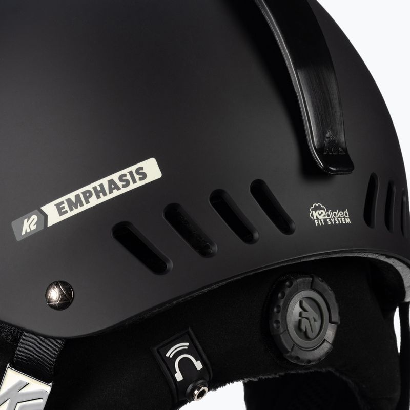 K2 Emphasis Skihelm schwarz 10E4008.1.1.M 7