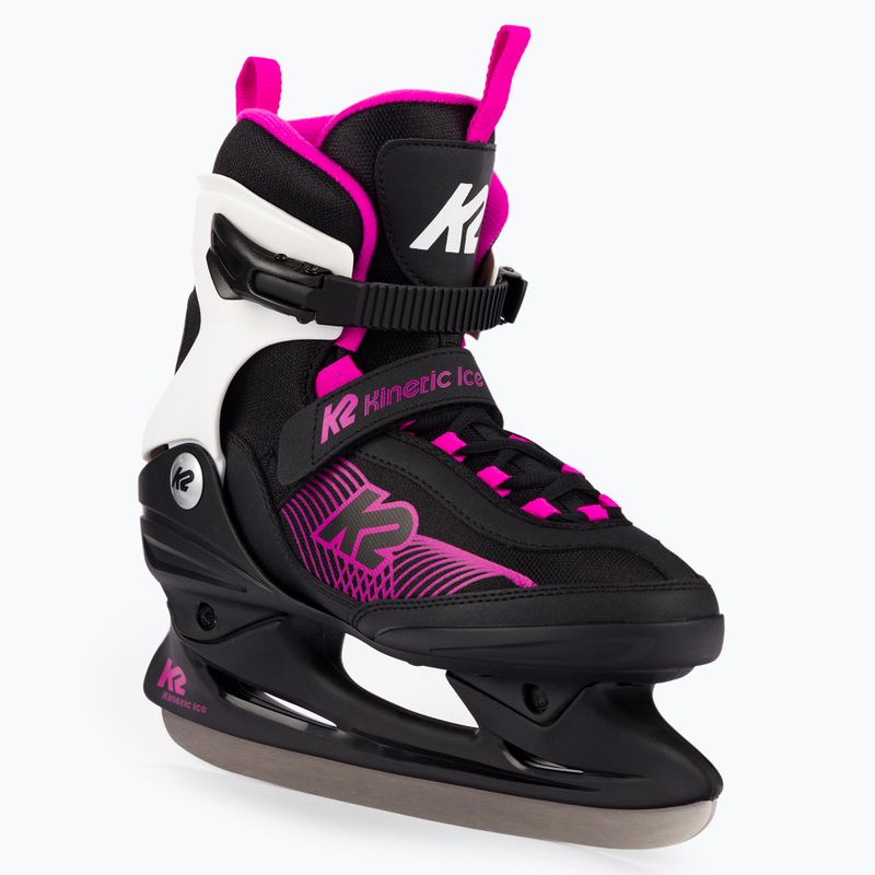 Damen Schlittschuhe K2 Kinetic Ice W schwarz/rosa 25E0240