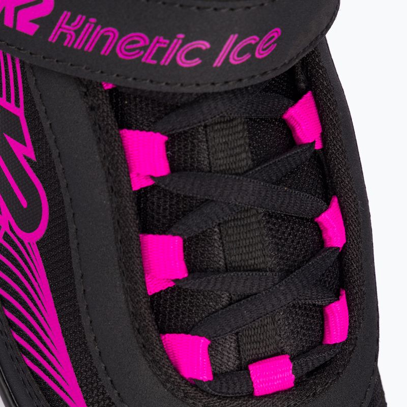 Damen Schlittschuhe K2 Kinetic Ice W schwarz/rosa 25E0240 5