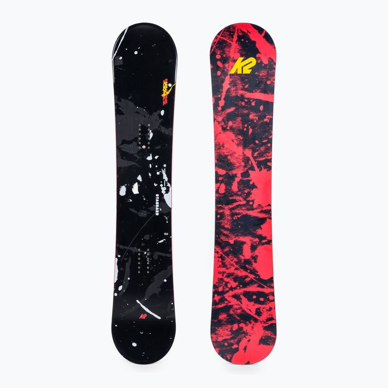 Snowboard K2 Standard schwarz-rot 11F0010
