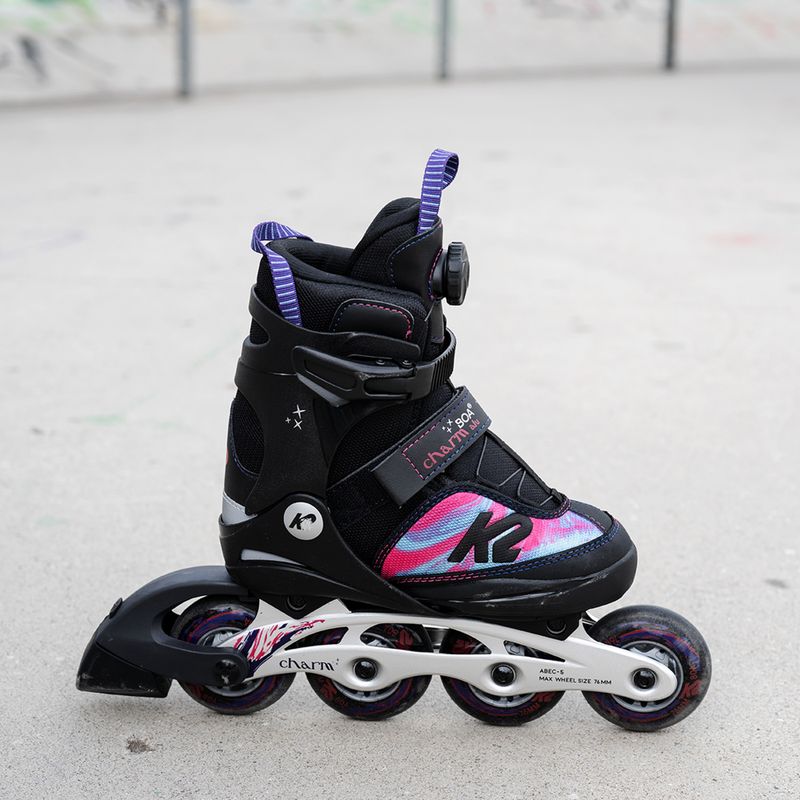 K2 Kinder Rollschuhe Charm Boa Alu Farbe 30F0120 6