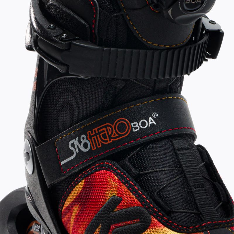 K2 Sk8 Hero Boa Alu Kinder Rollschuhe schwarz 30F0118 5