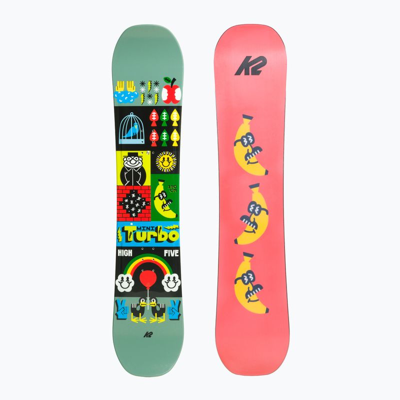 Kindersnowboard K2 Mini Turbo farbig 11F0048/11