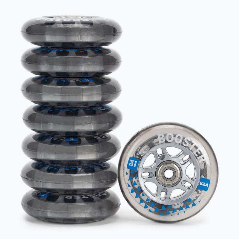 K2 Booster ILQ 7 84mm/82A Rollerblade Rollen 8 Stück schwarz 30F3010/11 2