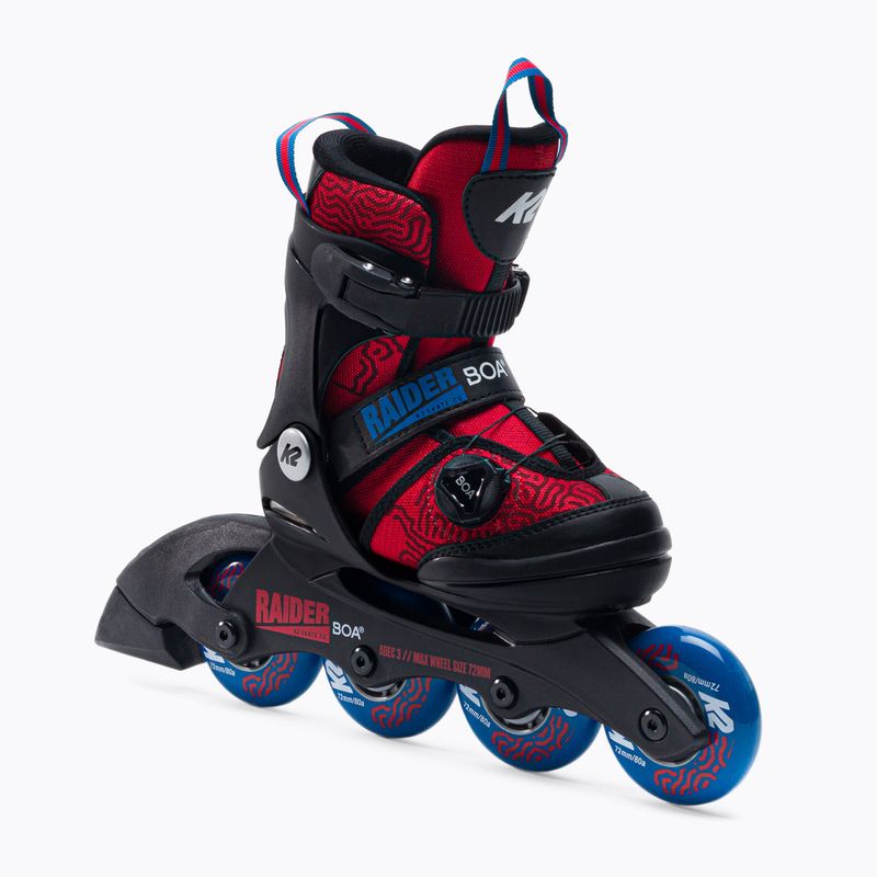 K2 Raider Boa Kinder Rollschuhe rot 30G0185