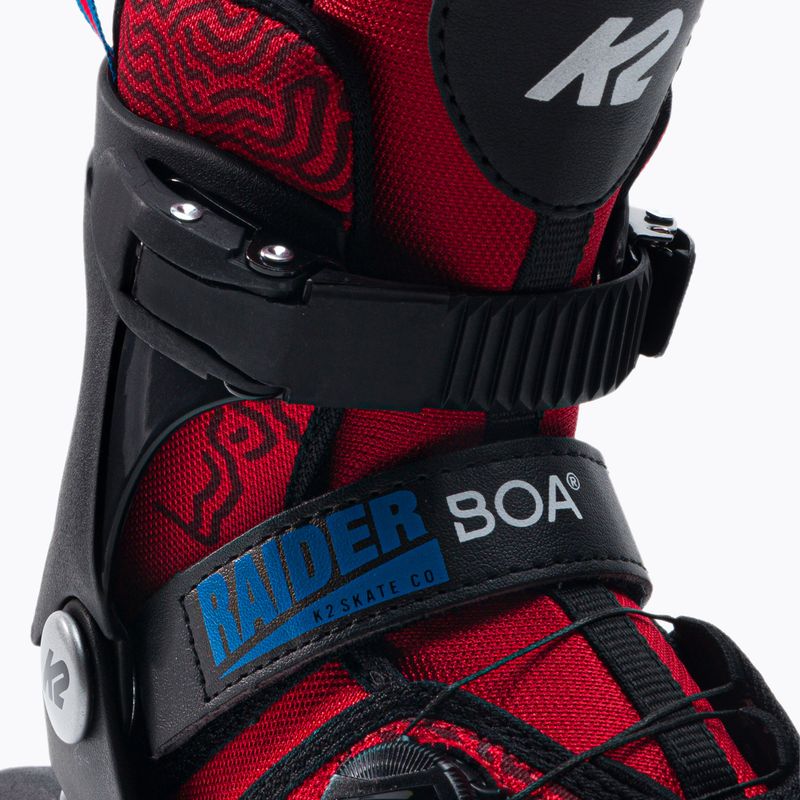 K2 Raider Boa Kinder Rollschuhe rot 30G0185 6