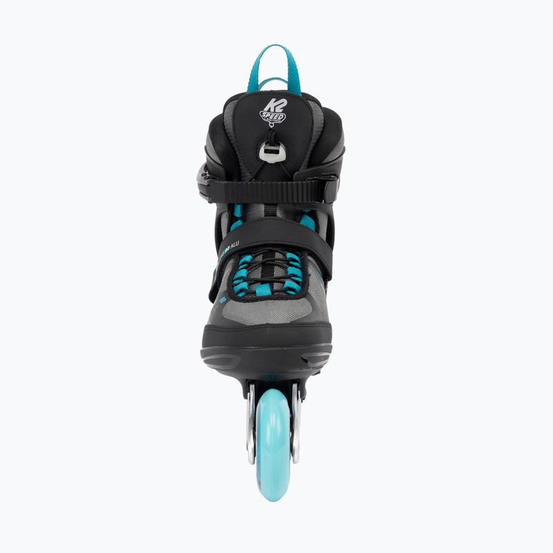 Inlineskates Damen K2 Alexis 80 Alu grey/cyan 3