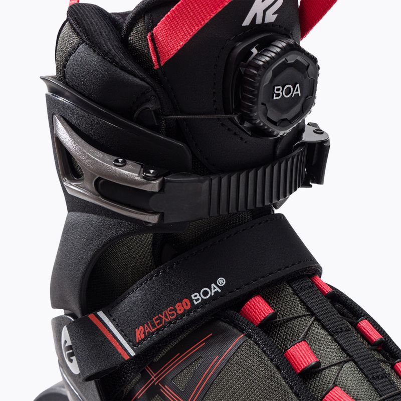 Damen Rollschuhe K2 Alexis 80 Boa grau 30G0317 5