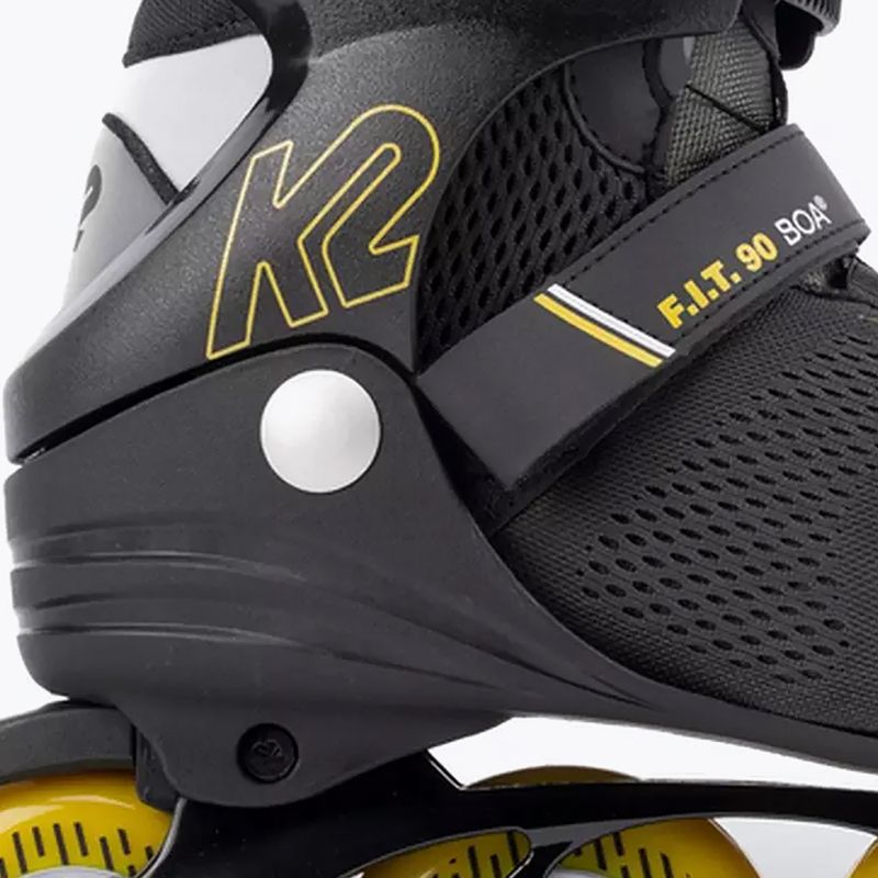 Herren Rollschuhe K2 F.I.T. 90 Boa schwarz 30G0815 10