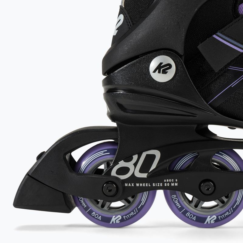 Inliner Damen K2 Alexis 80 Pro black/lavendar 7