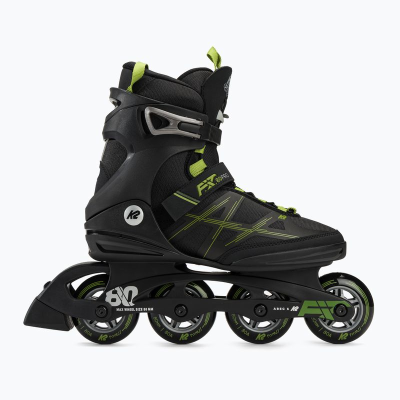 Inliner Herren K2 F.I.T. 80 Pro black/olive 2