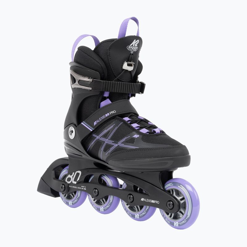 Inliner Damen K2 Alexis 80 Pro black/lavendar 8