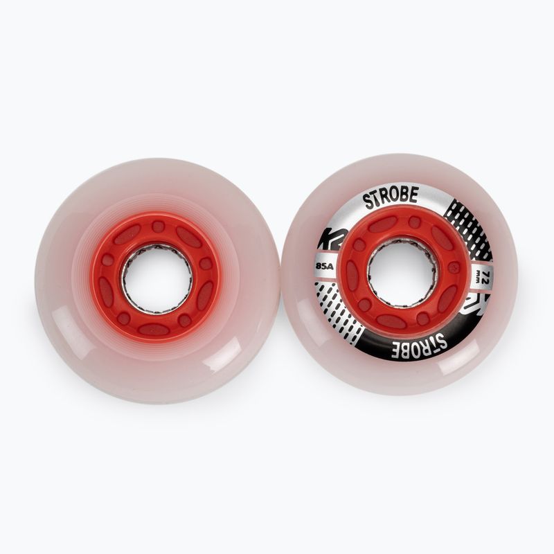 K2 Strobe 72mm/85A Rollerblade Rollen 2 Stück weiß 30G3130/11 2