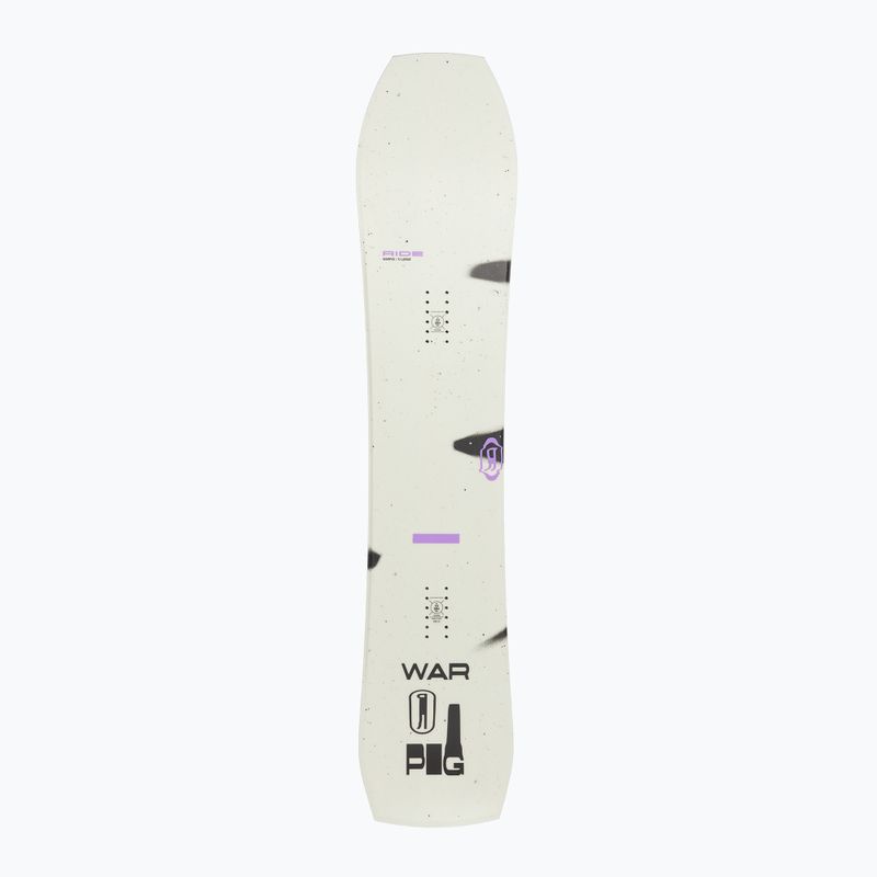 Snowboard RIDE Warpig weiß-violett 12G14 3