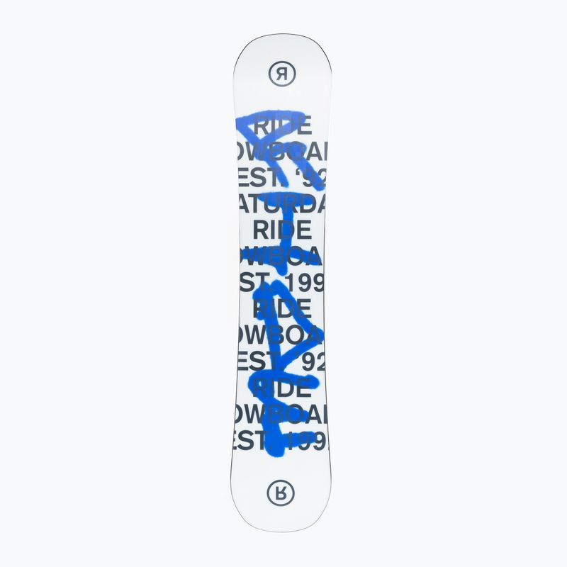 Snowboard Damen RIDE Saturday weiß-blau 12G18 4
