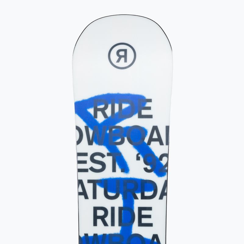 Snowboard Damen RIDE Saturday weiß-blau 12G18 5