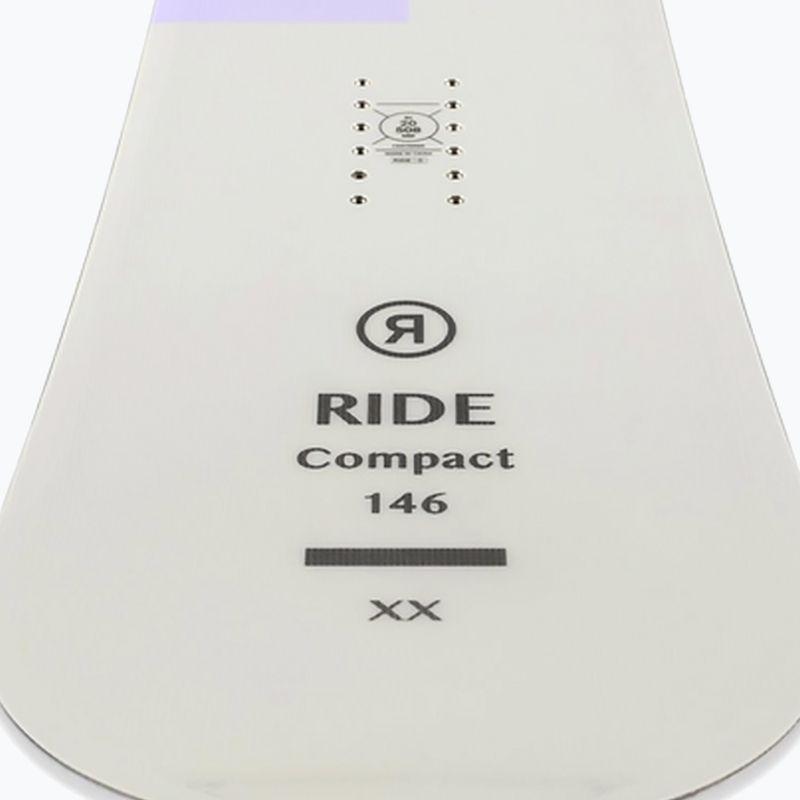 Snowboard Damen RIDE Compact grau-gelb 12G19 9
