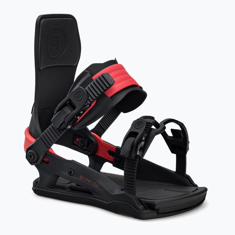 Snowboardbindungen Herren RIDE C-6 schwarz-rot 12G15