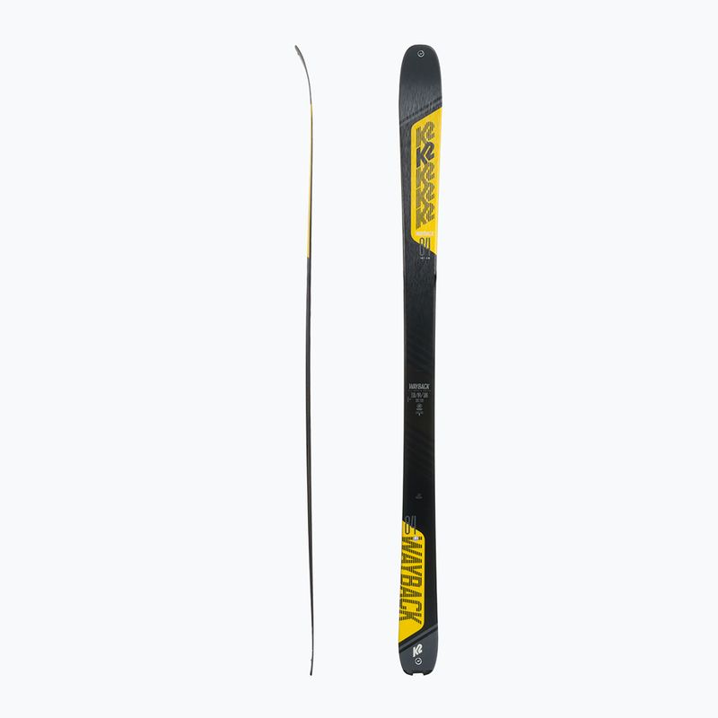 K2 Wayback 84 grau-gelb Skateski 10G0203.101.1 2