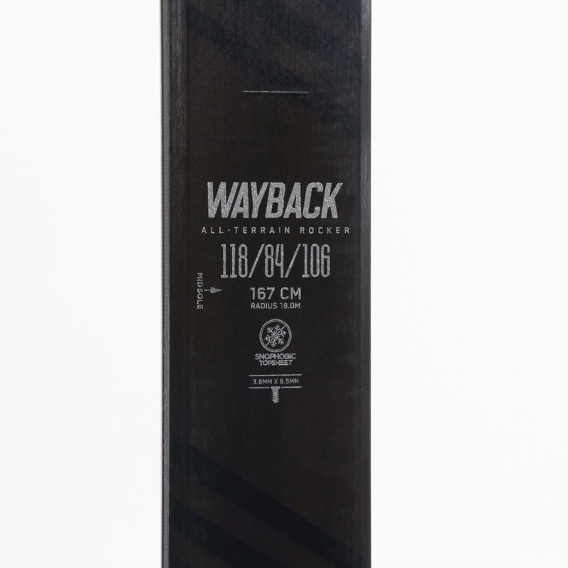 K2 Wayback 84 grau-gelb Skateski 10G0203.101.1 5