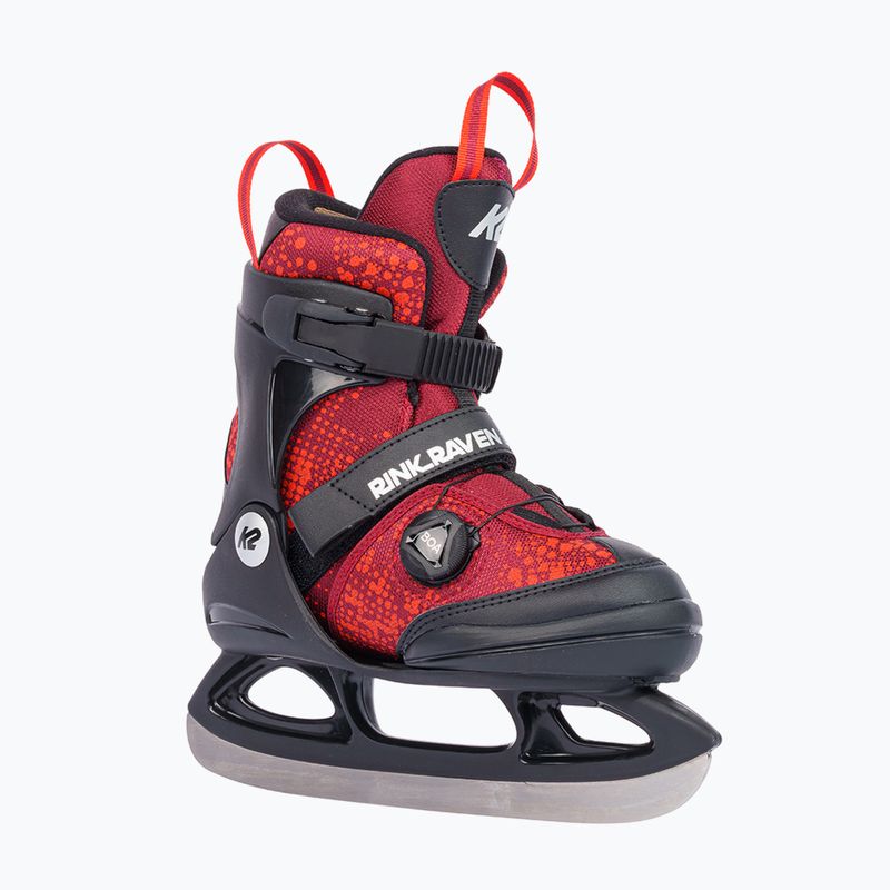 Kinder-Freizeitschlittschuhe K2 Rink Raven Boa Jr red