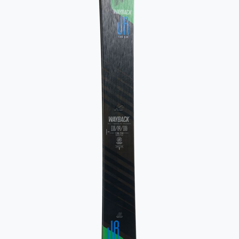 K2 Wayback Jr Kinder-Skate-Ski blau-grün 10G0206.101.1 6