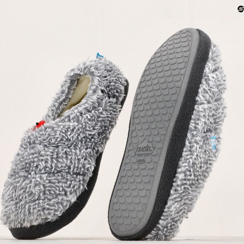 Nuvola Classic Cloud Fleece grau Winter Hausschuhe