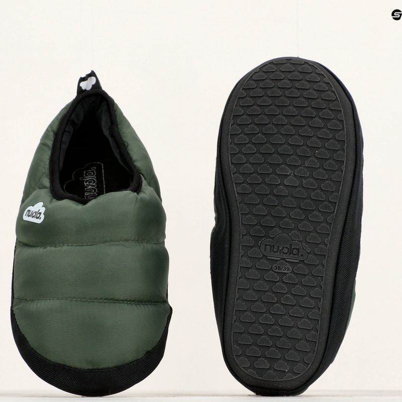 Nuvola Classic Militärgrün Winterpantoffeln