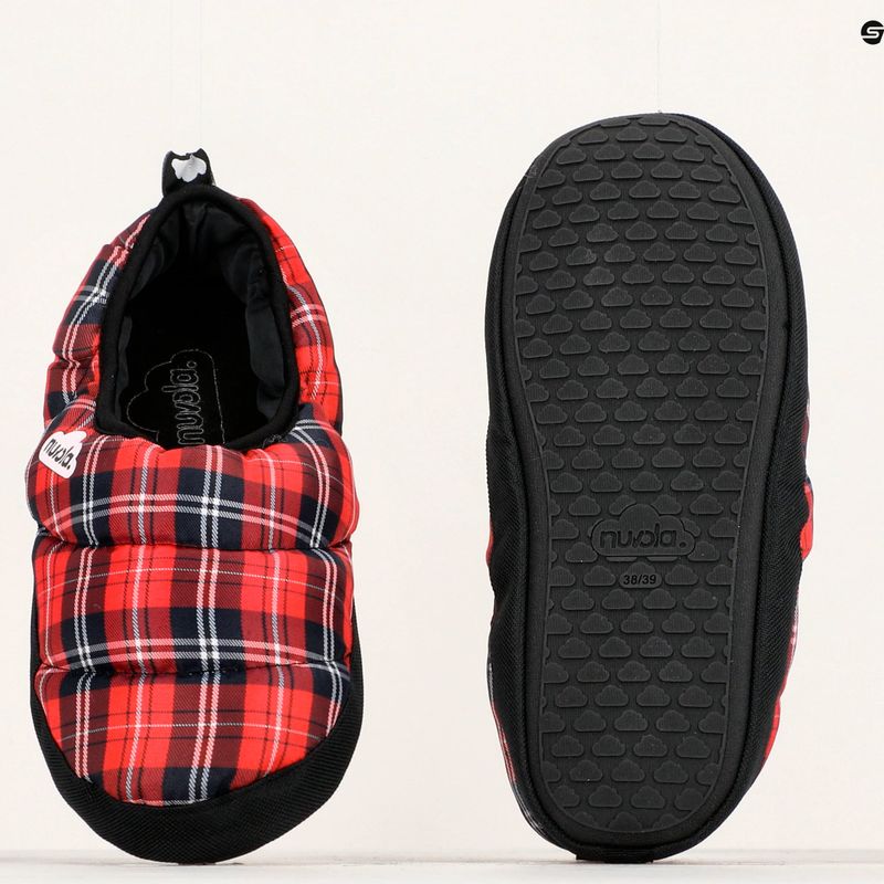 Nuvola Classic Scot rote Winterpantoffeln