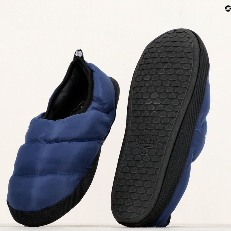Nuvola Classic dunkelblau Winterhausschuhe