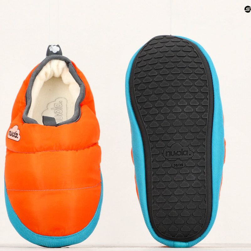 Nuvola Classic Party orange Kinder-Winter-Hausschuhe