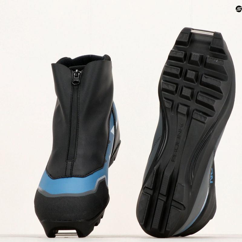 Herren Langlaufschuhe Salomon Escape schwarz/castlerock/blaue Asche 15