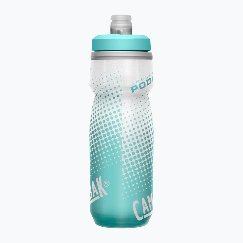 CamelBak Podium Chill 620 ml grau/ teal gestreift Fahrradflasche 4