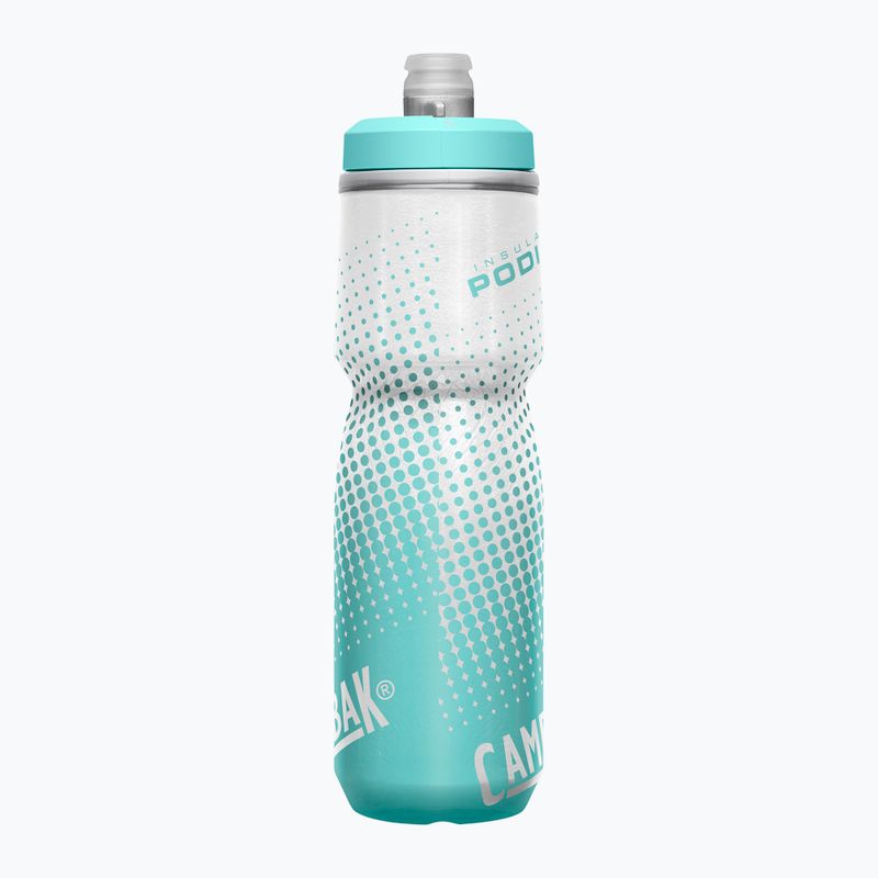 CamelBak Podium Chill 710 ml grau/ teal gestreift Fahrradflasche 2