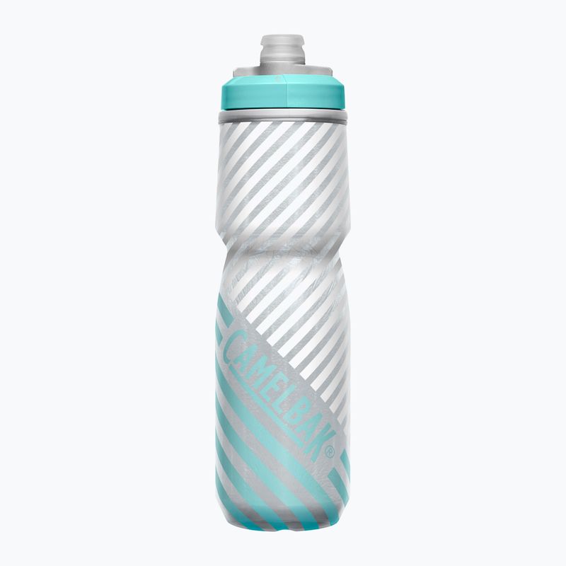 CamelBak Podium Chill 710 ml grau/ teal gestreift Fahrradflasche