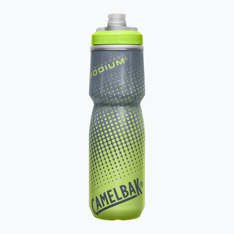 CamelBak Podium Chill Fahrradflasche 710 ml gelber Punkt