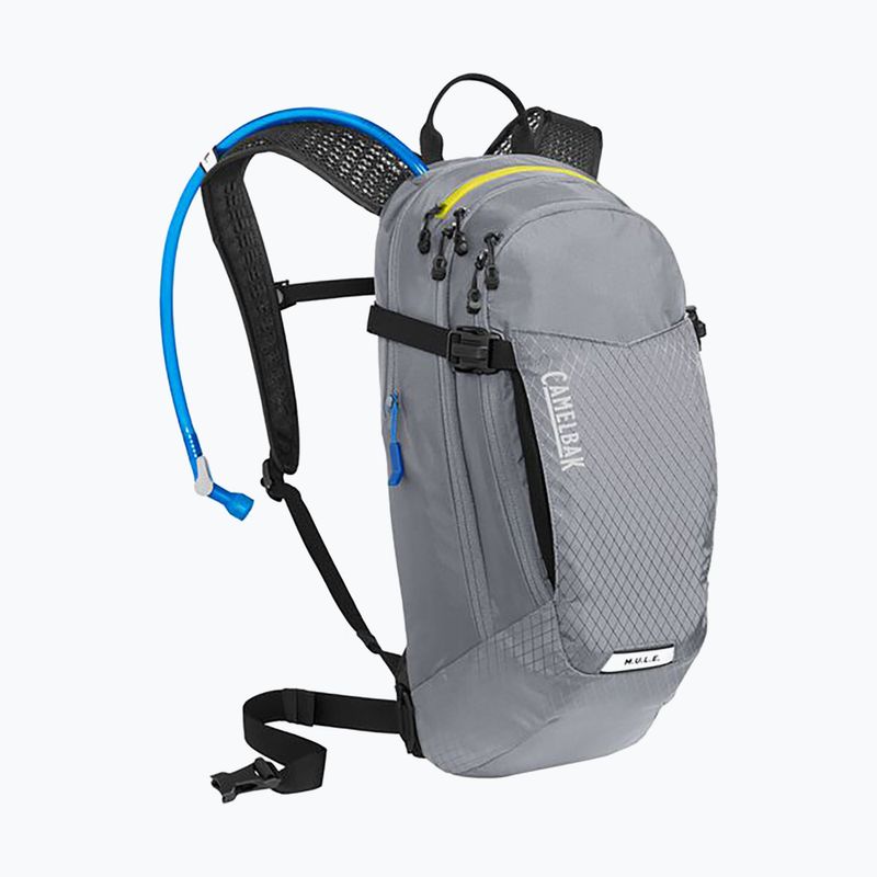CamelBak M.U.L.E. 12 l Fahrradrucksack mit 3 l Gunmetal/Lime Reservoir 2