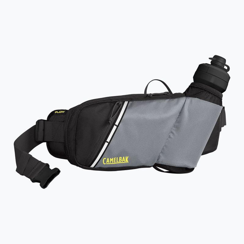 CamelBak Podium Flow Fahrrad Niere mit 620 ml Flasche Silber/Limette